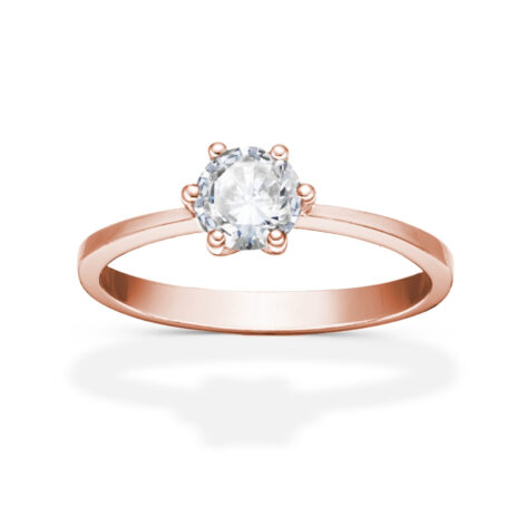Marilyn zásnubní prsten růžové zlato šperky jiříček zezhora