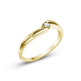 Michelle zlatý zásnubní prsten zlato šperky jiříček z úhlu