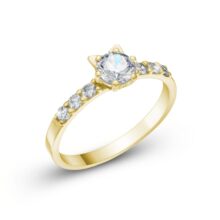 Micio zlatý zásnubní prsten bílé zlato šperky jiříček z úhlu