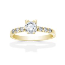 zlatý zásnubní prsten Micio