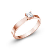 Zoe zásnubní prsten růžové zlato šperky jiříček z úhlu