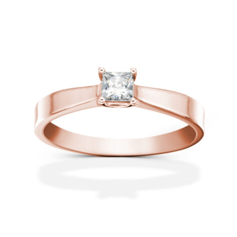 Zoe zásnubní prsten růžové zlato šperky jiříček zezhora