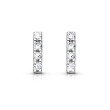 stříbrné náušnice Nicole