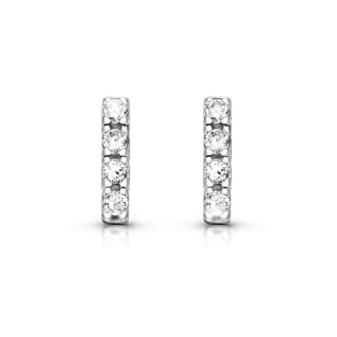 stříbrné náušnice Nicole