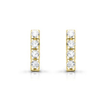 zlaté náušnice Nicole