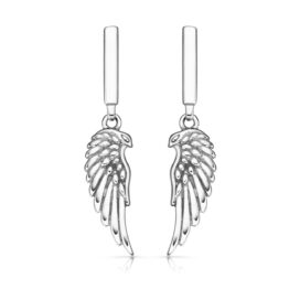 zlaté náušnice Andělská křídla (klapka)