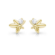 zlaté náušnice Sirene