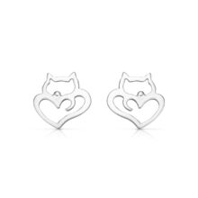 Fia stříbrné náušnice lištička šperky jiříček