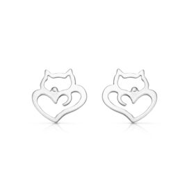 Fia stříbrné náušnice lištička šperky jiříček