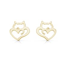 Fia zlaté náušnice lištička šperky jiříček