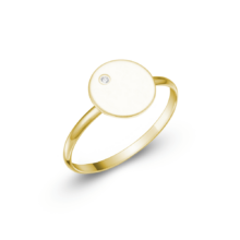 Luna zlatý prsten šperky jiříček
