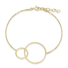 Emeraude spřízněné duše zlatý náramek žluté zlato šperky jiříček