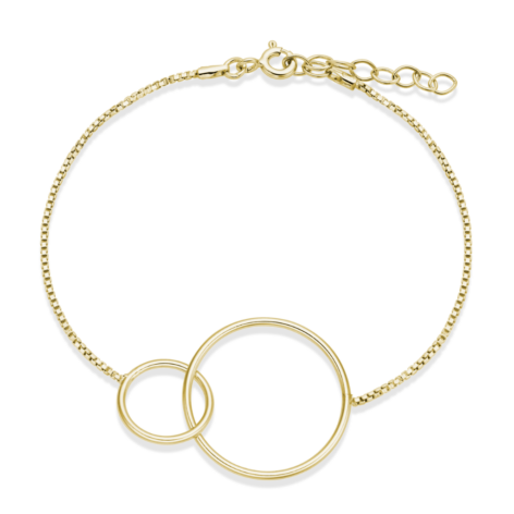 Emeraude spřízněné duše zlatý náramek žluté zlato šperky jiříček