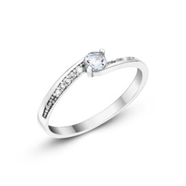 Stříbrný prsten Stella