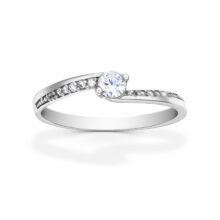 Stříbrný prsten Stella