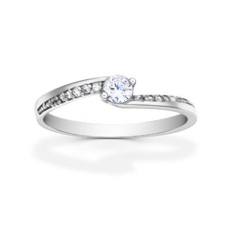 Stříbrný prsten Stella