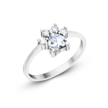 stříbrný prsten Poppy