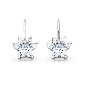 stříbrné náušnice Poppy