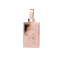 Pollux zlatý přívěsek znamení zvěrokruhu štír destička s ruční rytinou žluté zlato šperky jiříček