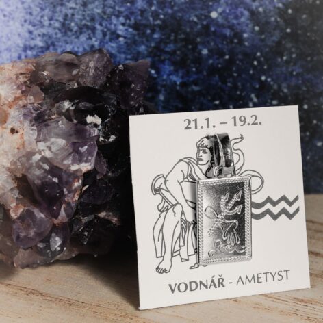 Stříbrný přívěsek Zvěrokruh - Pollux - Vodnář