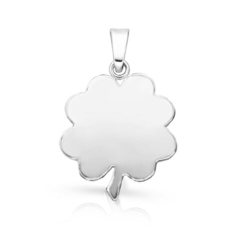 sperky jiricek personalized jewelry čtyřlístek velký hladký b šperky s rytinou