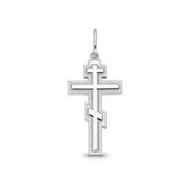 stříbrný přívěsek rovný pravoslavný kříž šperky jiříček