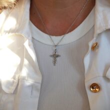 pravoslavný zaoblený kříž větší