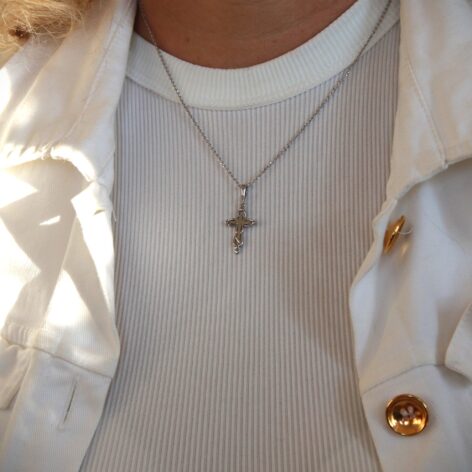 pravoslavný zaoblený kříž menší