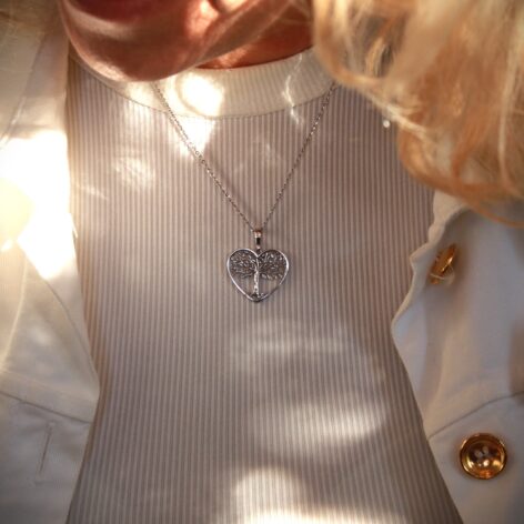 přívěsek strom života v srdíčku