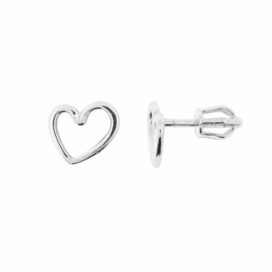náušnice srdíčka na šroubek Phoebe šperky milan jiříček