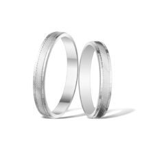 snubní prsteny Maria stříbrné bílé zlato šperky jiříček pár