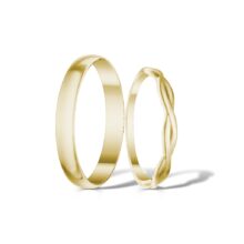 Zlaté snubní prsteny Connexion