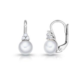 Stříbrné náušnice Orea