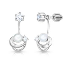 Stříbrné náušnice Elia