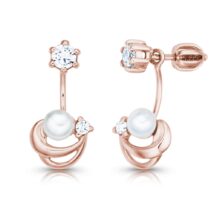 Stříbrné náušnice Elia