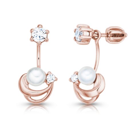 Stříbrné náušnice Elia