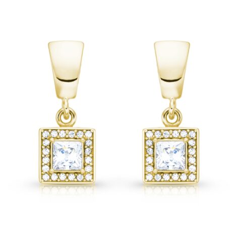 Luxusní stříbrné náušnice Niké