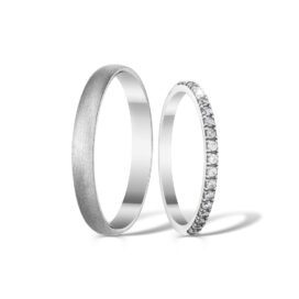 Stříbrné snubní prsteny Unity