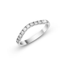 Stříbrné snubní prsteny Destiny