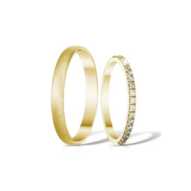 Zlaté snubní prsteny Unity