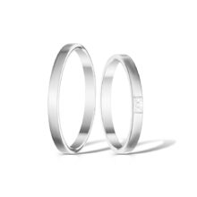 Stříbrné snubní prsteny Forever