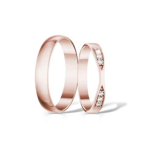 Zlaté snubní prsteny Harmony