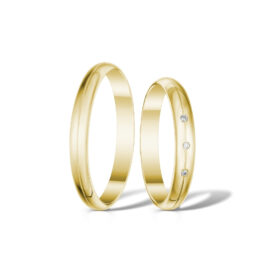 Zlaté snubní prsteny Lumina