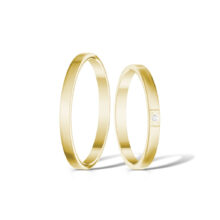 Zlaté snubní prsteny Forever
